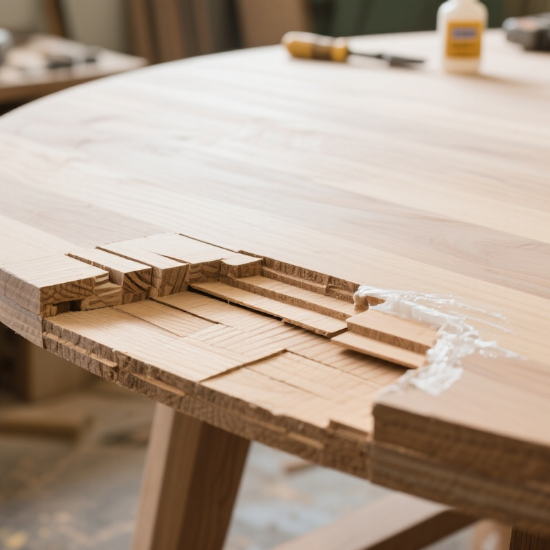 Solid Wood Adhesive for Wood Restoration