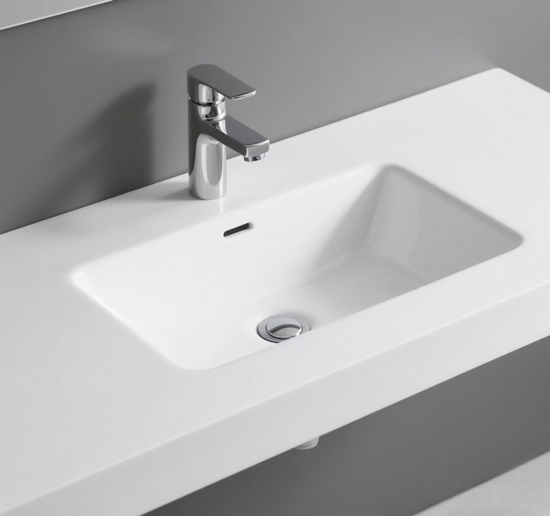 Wie sieht ein nahtlos integriertes Waschbecken aus? Welche Vorteile bietet es?