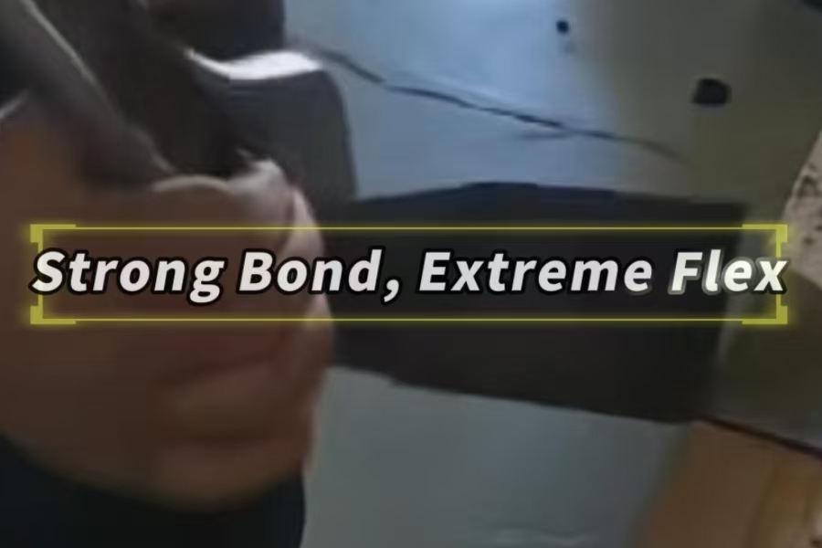 Test für flexiblen Acrylklebstoff