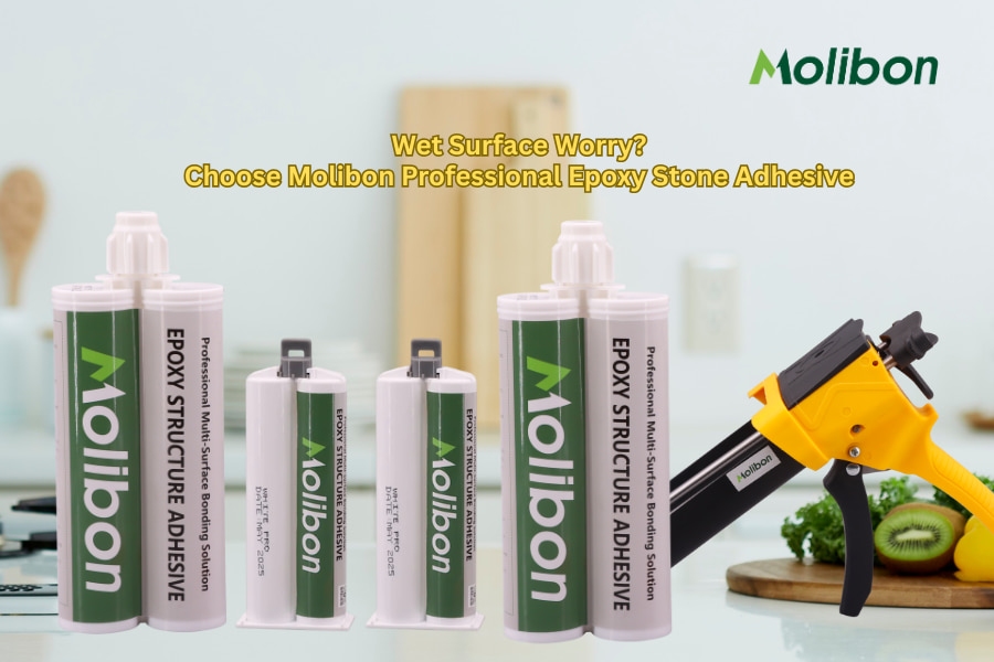 Epoxid-Strukturklebstoff: Nassstein-Hafttest